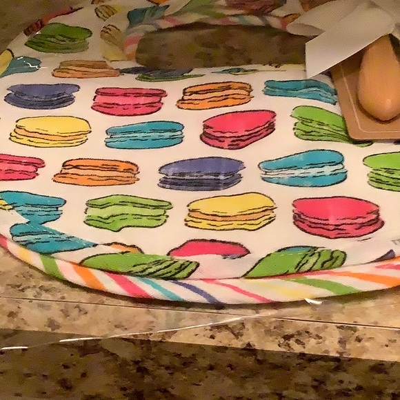 Mud pie, set of two muslin bibs and pink silicone spoon - Picture 3 of 3